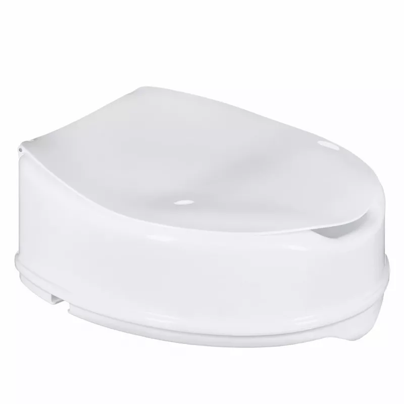 Pakeliamo tualeto sėdynės priedas ActionMed NT15AM — prailginimas, 15 cm aukštis, polipropilenas, užrakinamas, maks. apkrova 180 kg, vidinė anga 210×268 mm, plotis 360 mm