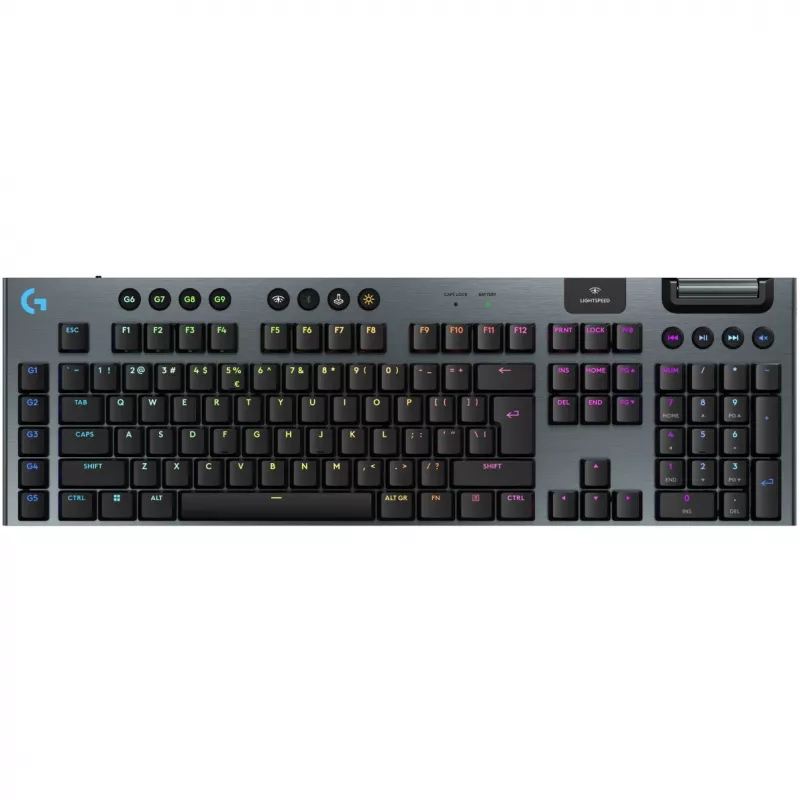 Logitech G G915 X klaviatūra mechaninė LIGHTSYNC belaidė laidinė US International