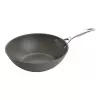 Wok/Stir-Fry keptuvė Ballarini 75002-815-0 apvali antracito 30 cm, aliuminio, 6 sluoksnių granito/titano neprideganti danga
