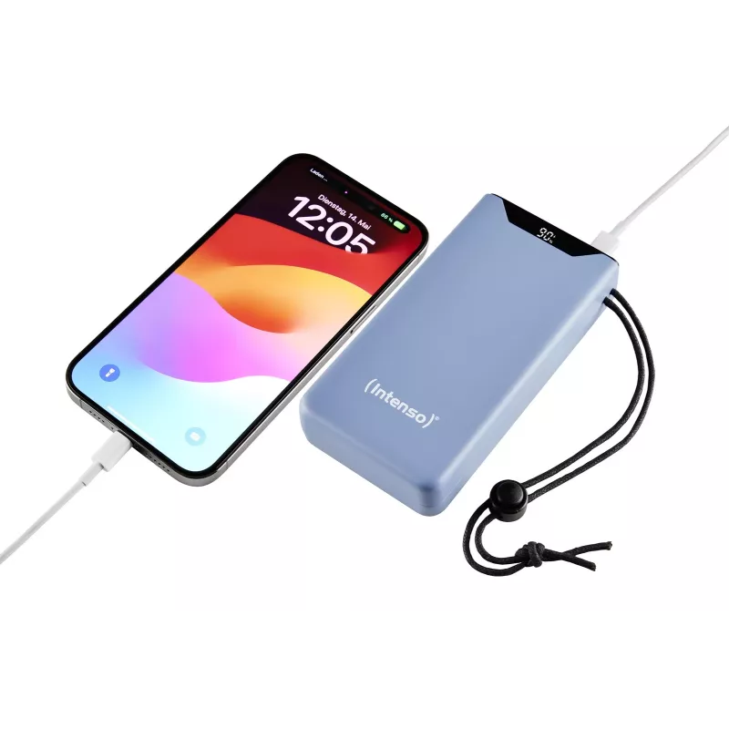 Intenso 7332055 išorinė baterija Ličio polimerų (LiPo) 20000 mAh mėlyna