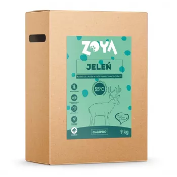 Sausas šunų maistas ZOYA ColdPRO Deer 9 kg — suaugusių šunų priežiūra, vieno baltymo elniena, 26 % baltymų, 9,5 % riebalų