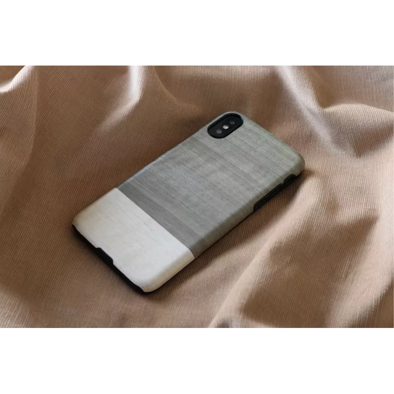 man and wood išmaniojo telefono dėklas iPhone X/XS — juodas, apsauginis kietas galinis dangtelis