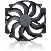 Noctua NF-A14x25r G2 PWM Sx2-PP chromax.Juoda 140 mm dvigubas ventiliatorius