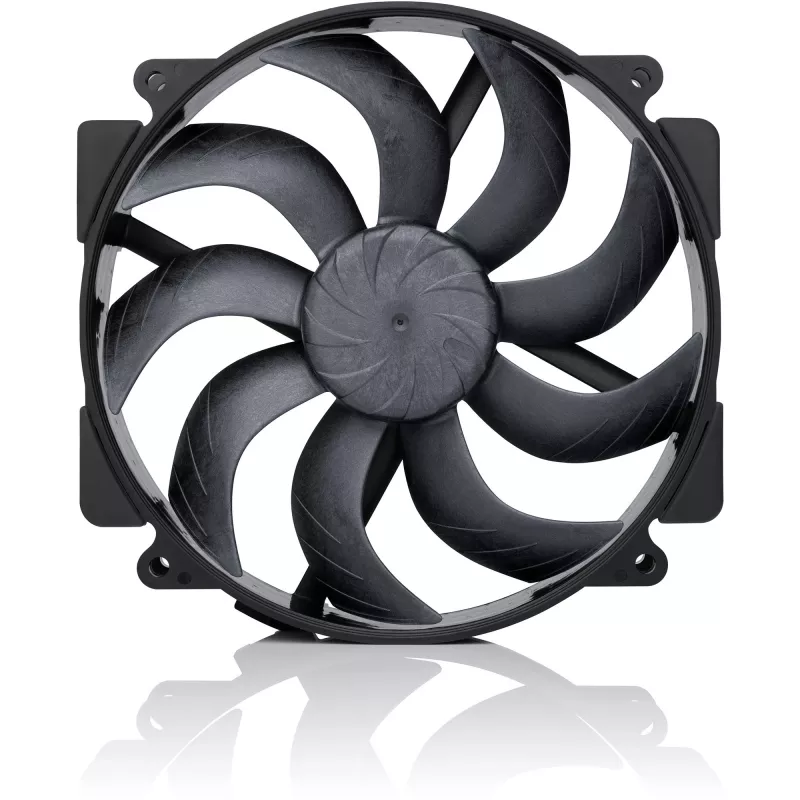 Noctua NF-A14x25r G2 PWM Sx2-PP chromax.Juoda 140 mm dvigubas ventiliatorius