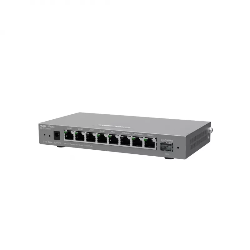 Maršrutizatorius RUIJIE RG-EG209GS 9 prievadų Gigabitinis debesies valdomas su 8x Gigabit RJ-45 ir 1x SFP