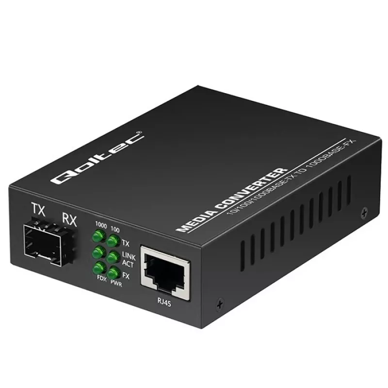 Medijos keitiklis SWITCH Ethernet 1x RJ45 1x SFP