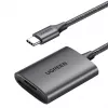 Kortelių skaitytuvas UGREEN CM401 USB-C 5 Gb/s, aliuminio korpusas, MMCmicro, USB 3.2 Gen 1 Type-C