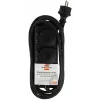 Brennenstuhl prailginimo lizdas IP44 2-vietis juodas 2,0mH07RN-F 3G1,5 - Ilginamasis laidas - AC 230 V - išvesties jungtys: 2 - 2 m (1159930)