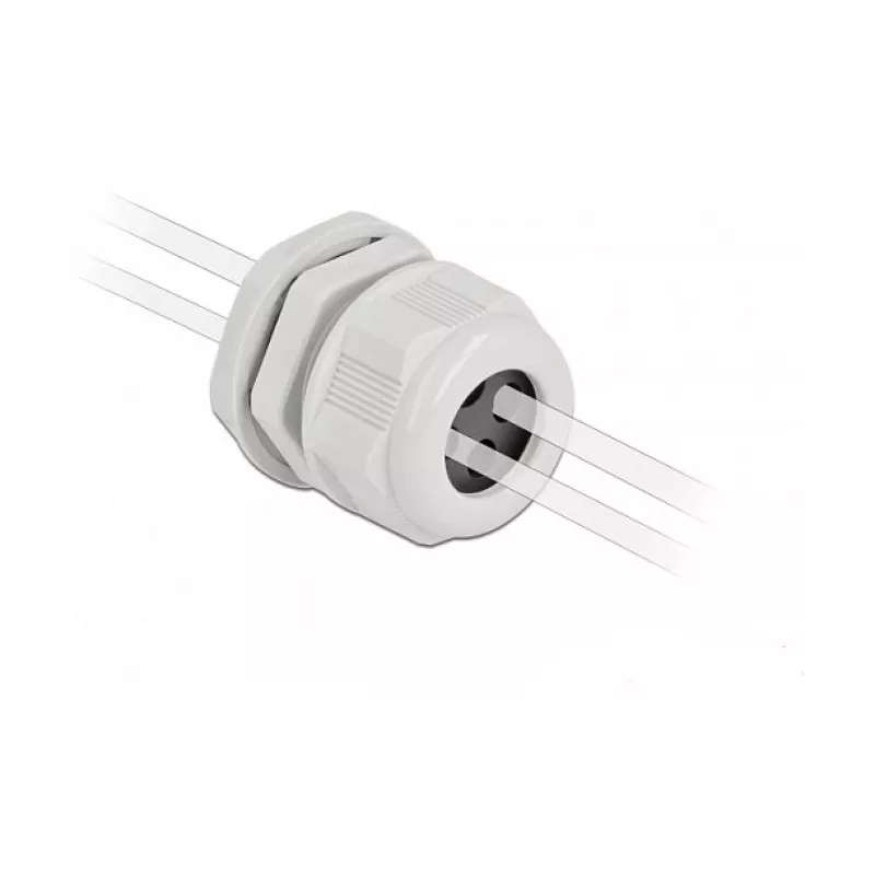 Kabelio sandariklis DeLOCK 60384 Pilkas Plastikinis 2 vnt.