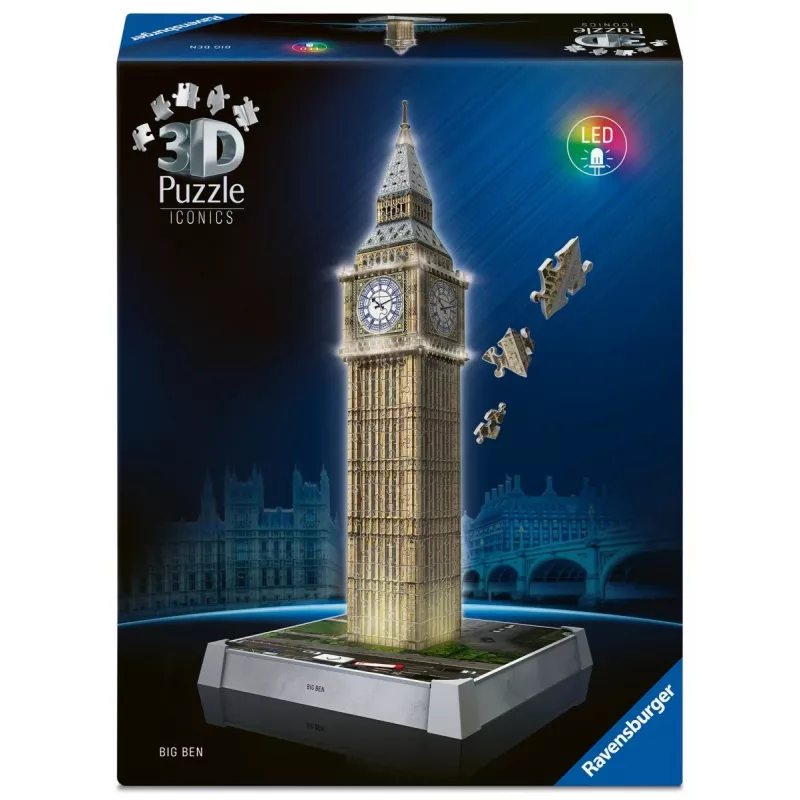 3D dėlionė Big Ben laikrodžio bokštas Londonas
