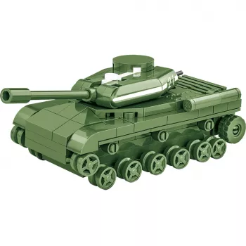 Statybinis rinkinys Cobi IS-2 modelis, Antrojo pasaulinio karo tankas, 130 dalių, rekomenduojamas amžius 6+