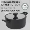 Puodas Russell Hobbs RH01863EU7 20 cm Crystaltech virtuvės indai nerūdijantis plienas stiklinis dangtis