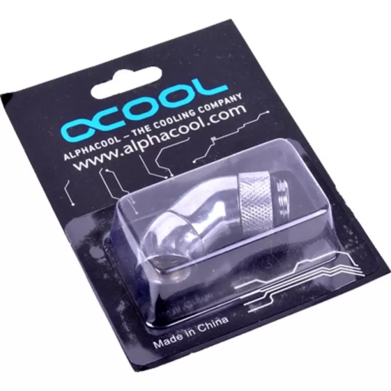 Vandens žarnos jungtis Alphacool 17059 Žalvaris Nikelis 1 vnt. 61 g