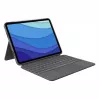 Logitech Combo Touch, skirtas iPad Pro 11 colių 1, 2, 3, 4 kartos, šiaurietiškas QWERTY išdėstymas, jutiklinė aikštelė