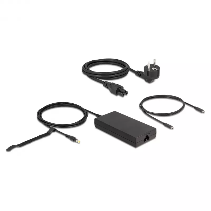 DeLOCK USB-C trigubo ekrano prijungimo stotelė 4K USB šakotuvas LAN garsas PD 96W