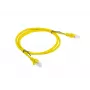 LANBERG RJ-45 Cat5e komutacinis kabelis PCU5-10CC-0100-Y, 1 m, U/UTP, CCA laidininkai, geltonas
