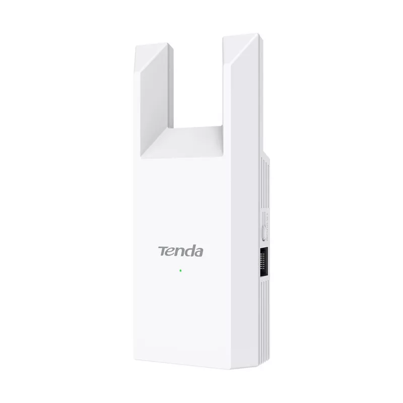 Tinklo kartotuvas TENDA T10 2,4 GHz Wi‑Fi 4, 300 Mbps, 2 išorinės antenos, 1x RJ-45, baltas