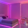 LED girlianda Twinkly TWD200STP-TEU įvairiaspalvė vidaus juostelė, 5 cm tarpai, IP20, permatomas kabelis