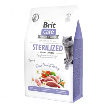Sausas kačių maistas Brit 8595602540785 suaugusioms katėms antis kalakutiena 7 kg