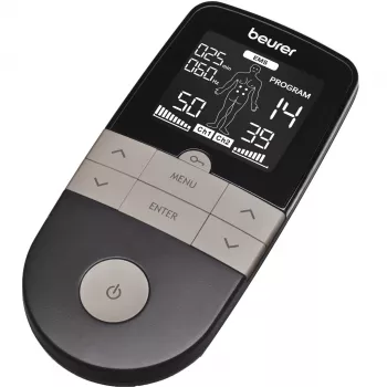 Elektrostimuliacijos TENS/EMS prietaisas Beurer EM 1 RELIEF+ (modelis 60428) antracito spalvos