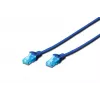 Tinklo kabelis DIGITUS Digitus CAT 5e U/UTP, 5 m, U/UTP, RJ-45 — Mėlynas