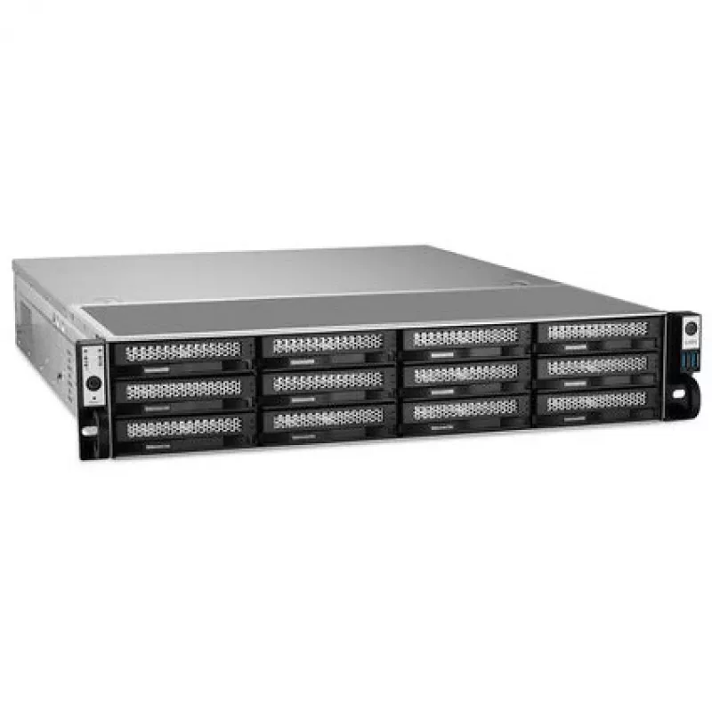 TerraMaster U12-500 Plus NAS stelažas (2U) Intel® Core™ i7 16 GB DDR5 0 TB pilkas