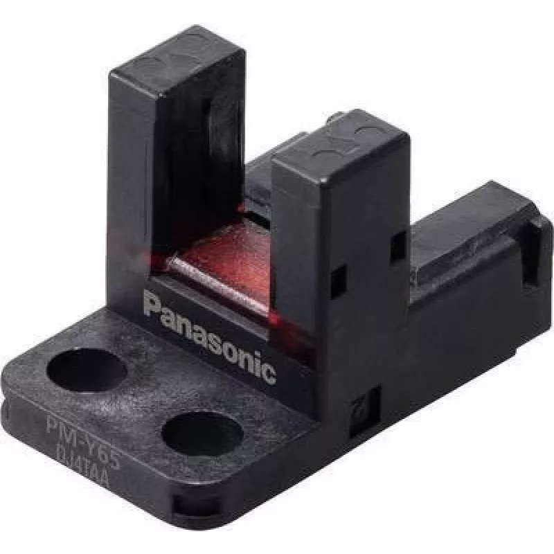 Fotoelektrinis šakės jutiklis Panasonic PM-Y65-P, Y tipo šakė, 5–24 V DC, šviesinis/tamsinis režimas