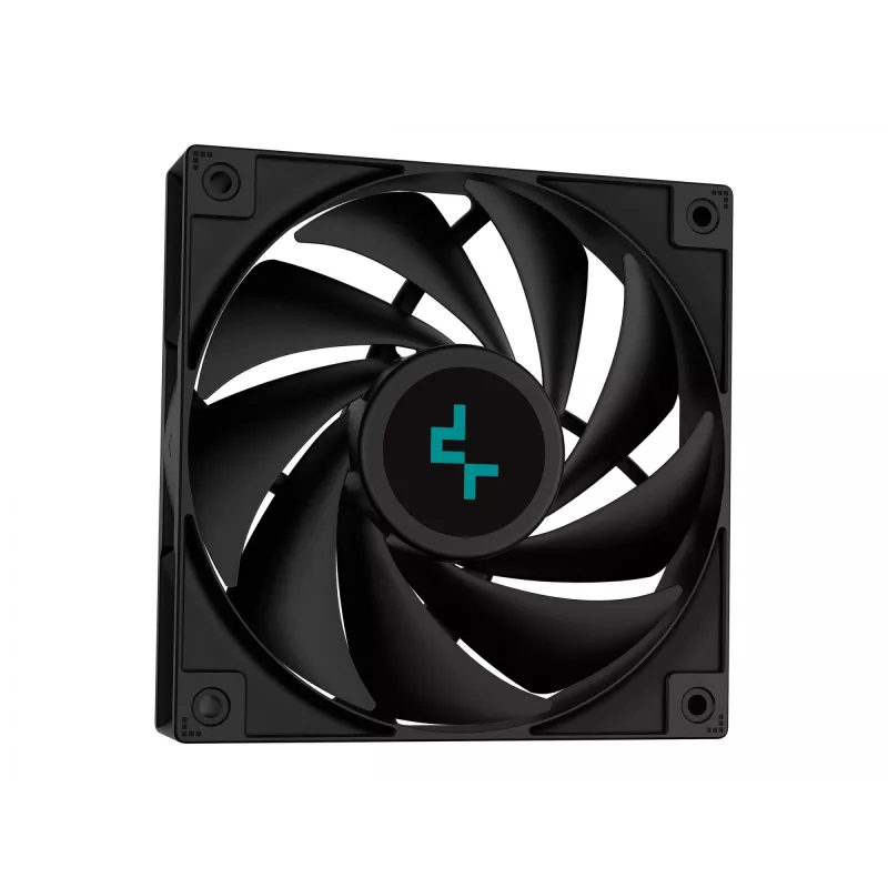 All-in-one skystas aušintuvas DeepCool LS520S — 120 mm ventiliatoriai, 500–2250 aps./min., juodas, palaiko LGA1700/AM5/TR4