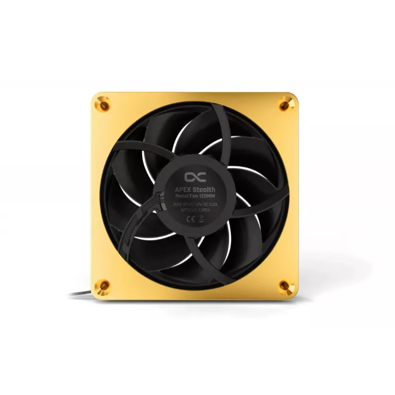 Ventiliatoriaus modulis Alphacool 13854 Plastikinis Juoda Auksinė 12V 320g