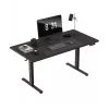 Reguliuojamo aukščio elektrinis žaidimų stalas Mark Adler MA-Leader 7.6, juodas – 160×80 cm, 72–118 cm, maks. 70 kg