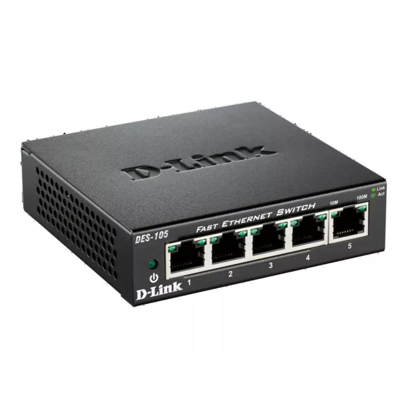 D-Link DES-105 nevaldomas L2 juodas