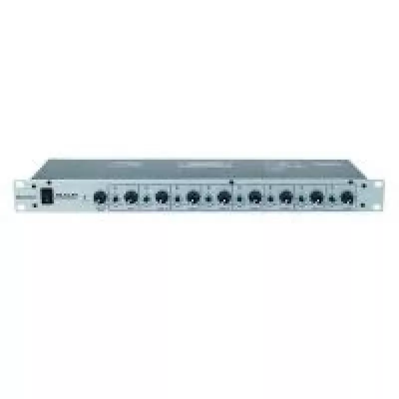 Mikrofono priešstiprintuvis Omnitronic MLM-81 8 kanalų 19 colių stovo montavimo