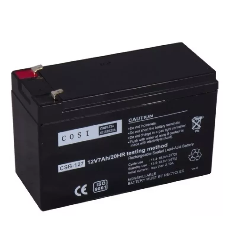 Baterija, 12V 7Ah, T1