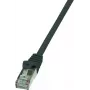 Logilink - Laidas - RJ-45 (M) - RJ-45 (M) - 5 m - Folijuota neekranuota vytos poros (F/UTP) - CAT 5e - Juoda (CP1073S)