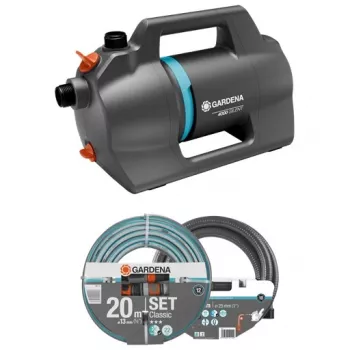 Garden pump 4100 Silent Set tamsiai pilkas turkio 550 vatų modelis 2023
