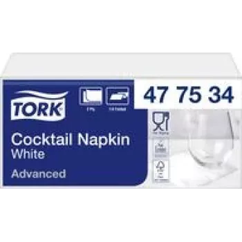 Popierinė servetėlė Tork 477534 — 2400 lapelių, vieno sluoksnio sulankstytos servetėlės