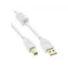 Microconnect USBAB2WF USB laidas USB 2.0 2 m USB A USB B Baltas