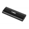 SSD korpusas IBOX HD-07, skirtas 1x M.2 diskui, USB 3.2 Gen 2 (10 Gbit/s), USB-C, juodas