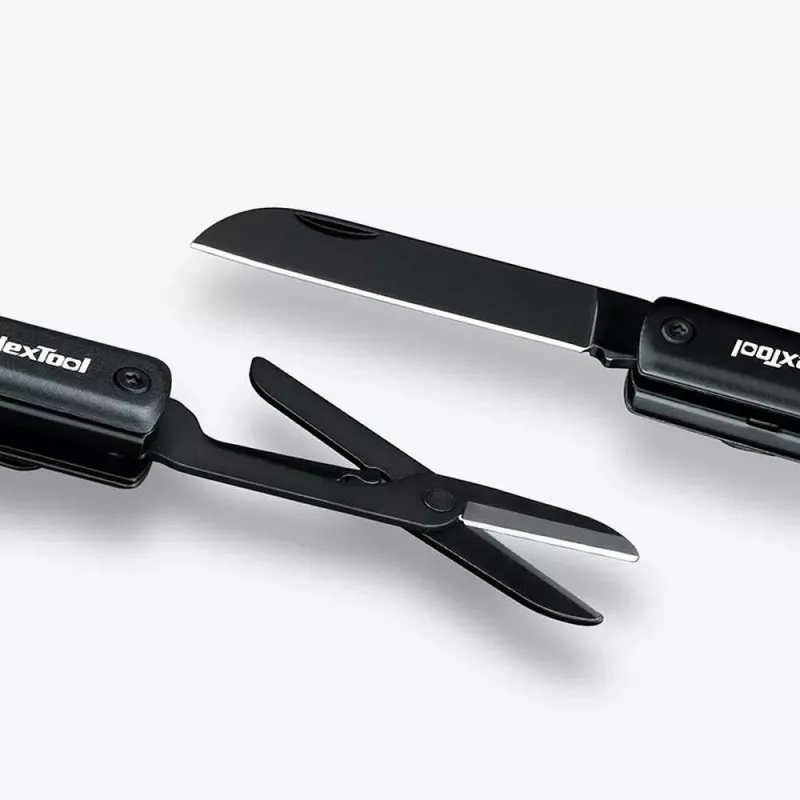 Daugiafunkcis žibintuvėlis-rašiklis Nextool NE20026 — LED 50 lm, 90 min veikimo laikas, nerūdijančio plieno peilis, žirklės, USB-C, aliuminis, 125×15 mm, 38 g