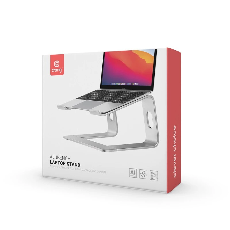 Crong Alubench Ergonomiczna nešiojamojo kompiuterio stovas