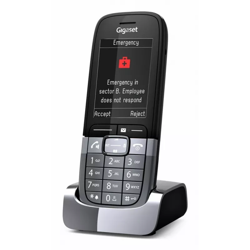 Gigaset SL850H Pro DECT telefonas su skambintojo ID, titano spalvos