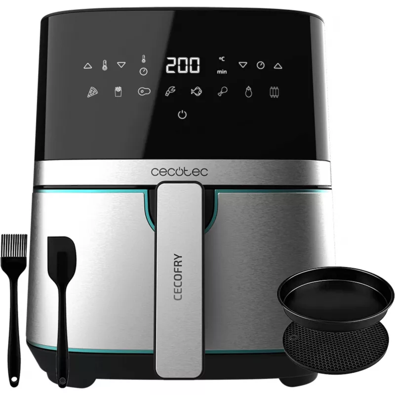 CECOTEC Cecofry Full Inox Pro 5500 Pro stalviršinė gruzdintuvė su priedais