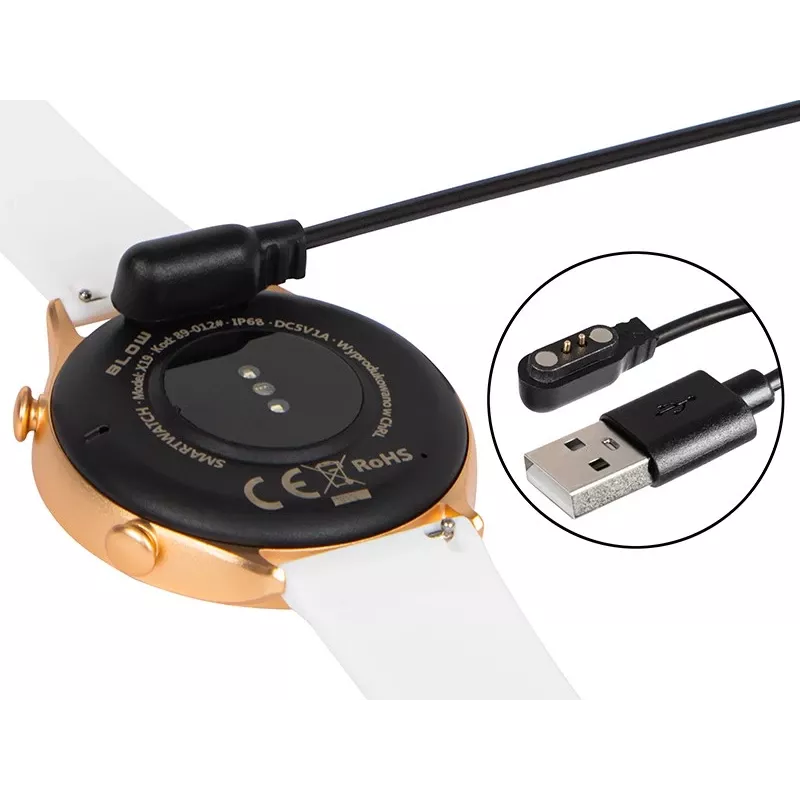 Išmanusis laikrodis BLOW X19 Bluetooth rožinis