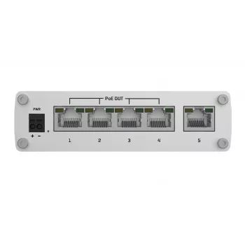 Teltonika TSW101 komutatorius 5xGbE Ethernet 4xPoE+