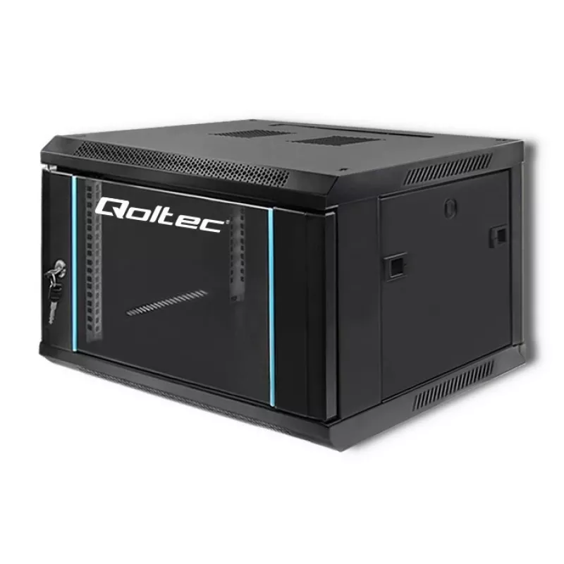 19 colių stovo spinta QOLTEC 54465 plieninė konstrukcija 12U