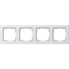 Sieninė plokštelė GIRA 0214 29 Balta berėmė, 80,8×294,7×9,3 mm