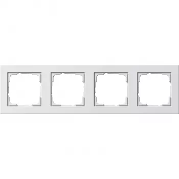 Sieninė plokštelė GIRA 0214 29 Balta berėmė, 80,8×294,7×9,3 mm