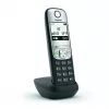 Gigaset A690HX analoginis/DECT telefonas su skambučio numerio atpažinimu, juodas, sidabrinis