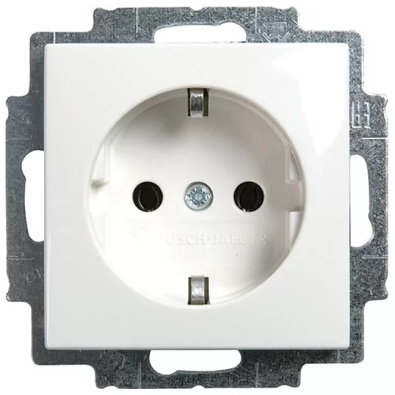 BUSCH JAEGER BJ 20 EUC-914 BULK Bulk Pack 100er SCHUKO® kištukinių lizdų įdėklai Busch-balanc