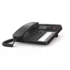 Laidinis stalinis telefonas Gigaset DESK 600 Juoda — laidinis stacionarus telefonas su skambinimo funkcija